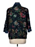 Unbranded Floral Blue 3/4 Sleeve Button-Down Shirt Size M (estimated) - photo 2