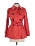 Coach 100% Cotton Red Coat Size XS - photo 1