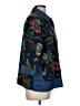 Unbranded Floral Blue 3/4 Sleeve Button-Down Shirt Size M (estimated) - photo 4
