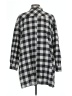 Maverick Checkered-gingham Black 3/4 Sleeve Blouse Size L - photo 2