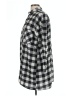 Maverick Checkered-gingham Black 3/4 Sleeve Blouse Size L - photo 5