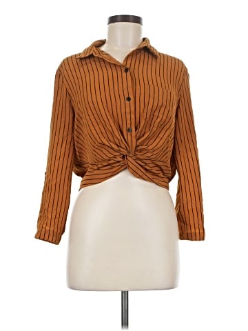 Mind Code Long Sleeve Blouse (view 1)