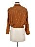 Mind Code Brown Long Sleeve Blouse Size M (estimated) - photo 2