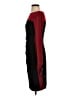 Chaps Color Block Burgundy Cocktail Dress Size S - photo 5