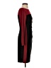 Chaps Color Block Burgundy Cocktail Dress Size S - photo 4