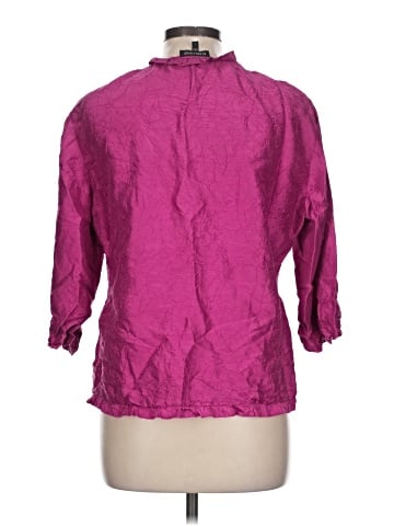 Eileen Fisher 3/4 Sleeve Button-Down Shirt (view 2)