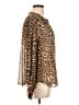 Chico's Animal Print Brown Long Sleeve Blouse Size 10 - photo 4
