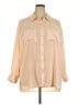 Nina Parker 100% Polyester Color Block Orange 3/4 Sleeve Blouse Size 2X - photo 1