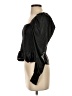 Aqua Black Long Sleeve Blouse Size S - photo 5