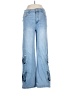 Bamboo Paisley Blue Jeans Size 13 - photo 1