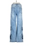 Bamboo Paisley Blue Jeans Size 13 - photo 2