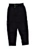 Lands' End 100% Polyester Solid Black Casual Pants Size 6 - 7 - photo 1