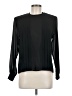 Liz Claiborne 100% Polyester Black Long Sleeve Blouse Size 6 Petite - photo 1