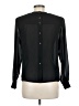 Liz Claiborne 100% Polyester Black Long Sleeve Blouse Size 6 Petite - photo 2