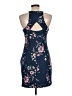 BCBGeneration Paisley Blue Cocktail Dress Size 10 - photo 2