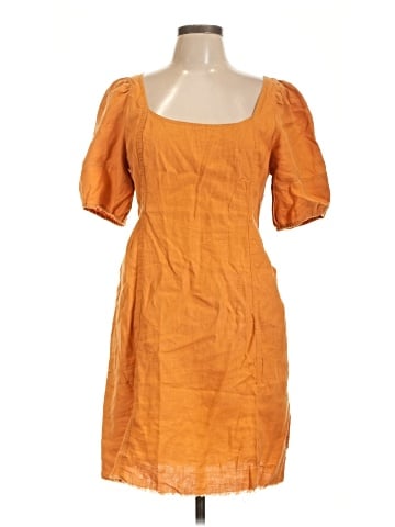 Madewell Maisie Mini Dress in 100% Linen (view 1)