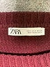 Zara Burgundy Pullover Sweater Size S - photo 7