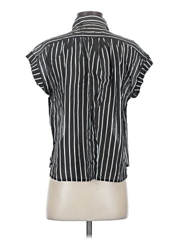 Color Block Short Sleeve Blouse (view 2)