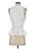 7 For All Mankind Ivory Sleeveless Blouse Size XS - photo 2