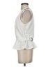 7 For All Mankind Ivory Sleeveless Blouse Size XS - photo 5