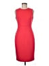 Calvin Klein Color Block Red Cocktail Dress Size 6 - photo 1