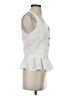 7 For All Mankind Ivory Sleeveless Blouse Size XS - photo 4