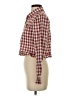 Capulet Checkered-gingham Burgundy Long Sleeve Button-Down Shirt Size XS (estimated) - photo 5