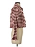 Capulet Checkered-gingham Burgundy Long Sleeve Button-Down Shirt Size XS (estimated) - photo 4