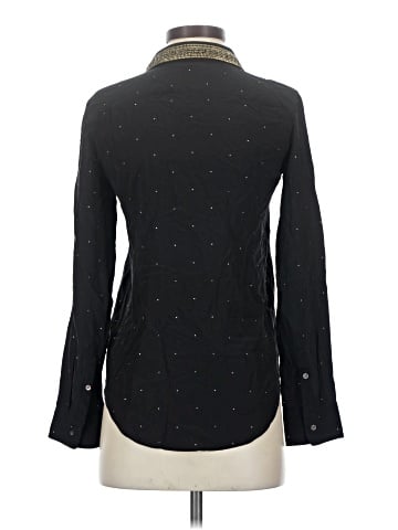 Club Monaco Long Sleeve Silk Top (view 2)