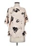 Express 100% Polyester Ivory Short Sleeve Blouse Size S - photo 1