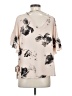 Express 100% Polyester Ivory Short Sleeve Blouse Size S - photo 2