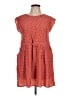 Zara Basic Print Orange Casual Dress Size L (estimated) - photo 1