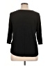 Cupio Black 3/4 Sleeve Top Size 1X - photo 2