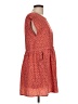 Zara Basic Print Orange Casual Dress Size L (estimated) - photo 4