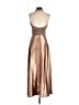Martha Lynn 100% Polyester Metallic Brown Cocktail Dress Size 6 - photo 2