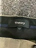 Theory Solid Green Khaki Shorts Size 12 - photo 3