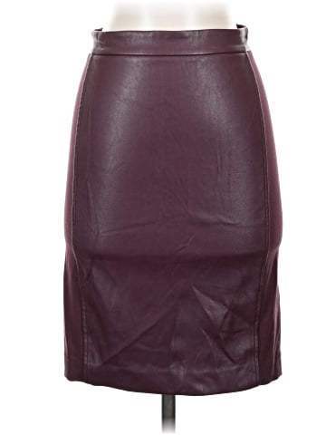 Ann Taylor Factory Faux Leather Skirt (view 1)