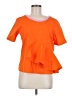Assorted Brands 100% Cotton Orange Short Sleeve Top Size M (tall) - photo 1