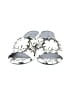 Aerosoles Floral Silver Sandals Size 8 1/2 - photo 2