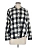 Madewell 100% Cotton Checkered-gingham Black Long Sleeve Button-Down Shirt Size M - photo 1