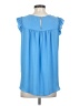 Ann Taylor LOFT Blue Sleeveless Blouse Size S - photo 2