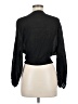Shein Black 3/4 Sleeve Blouse Size M - photo 2