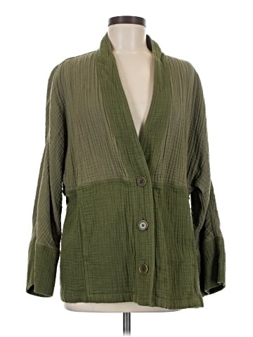 Madewell Lightspun Robe Jacket in Colorblock (view 1)