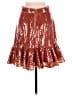 J.Crew 100% Polyester Burgundy Orange Formal Skirt Size 0 - photo 2