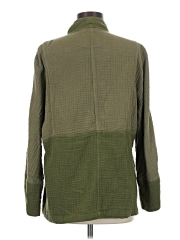 Madewell Lightspun Robe Jacket in Colorblock (view 2)