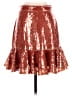 J.Crew 100% Polyester Burgundy Orange Formal Skirt Size 0 - photo 1