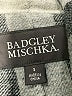 Badgley Mischka Plaid Gray Coat Size S - photo 6