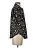 Fred David Animal Print Black Short Sleeve Blouse Size S - photo 4