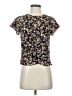 Parker 100% Polyester Brown Short Sleeve Blouse Size XS - photo 1