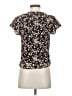 Parker 100% Polyester Brown Short Sleeve Blouse Size XS - photo 2